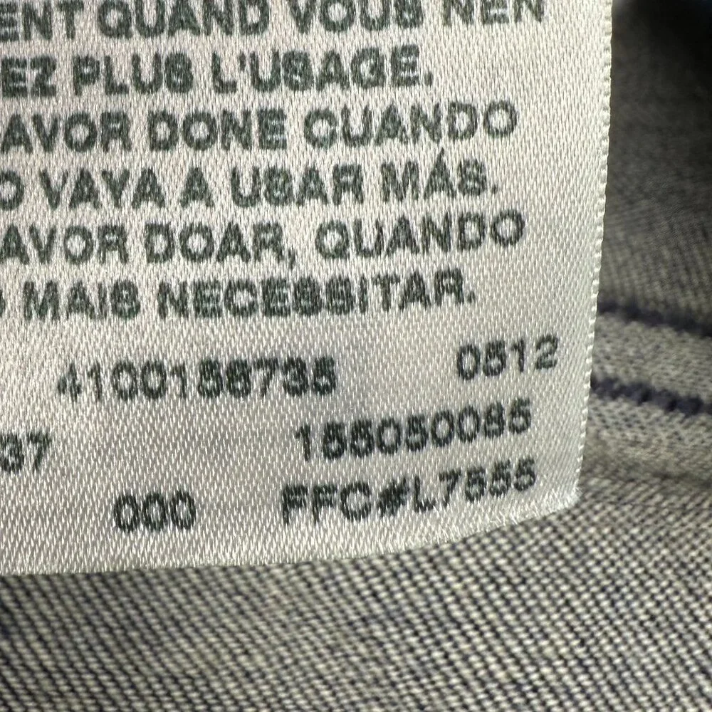 EUC Women's LEVI'S 505 Straight Leg Dark Wash Jeans |‎ Size 12S